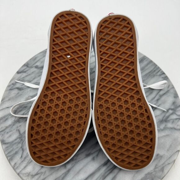 Vans Old Skool Shoes Womens 5.5 Taupe Suede and Canvas Lace Up Skate Sneaker - Picture 7 of 11